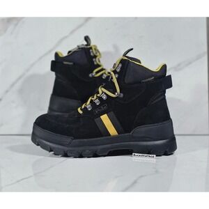 Polo Country Ralph Lauren Oslo Tactical Boots Black Yellow NEW Mens Size 10.5